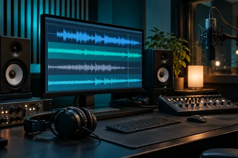 Edição e produção profissional de áudio para campanhas comerciais